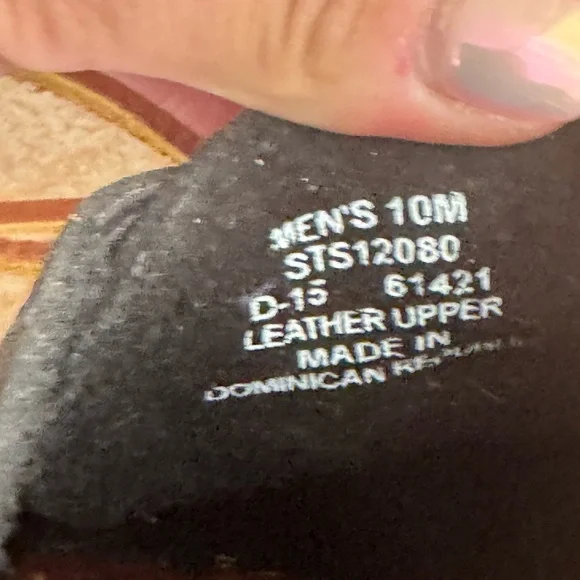 Sperry Top-Sider Black Leather Boat Shoes Lace Up Casual Size 10 - Picture 5 of 8